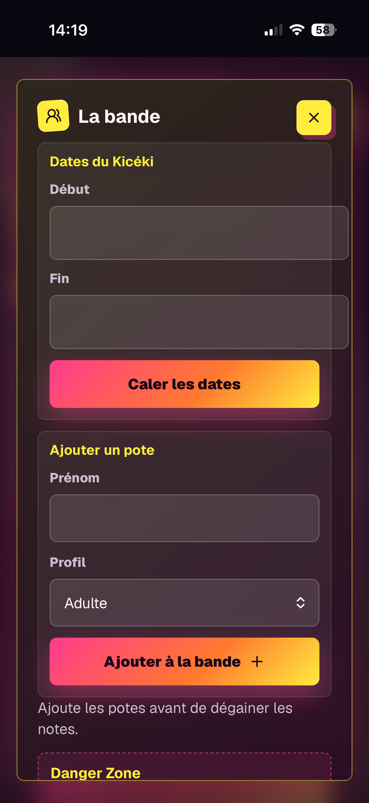 KicékiSeRamène : partage